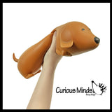 The Big Squij Jumbo Dachshund Weiner Dog Slow-Rise Squishy Toy