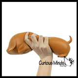 The Big Squij Jumbo Dachshund Weiner Dog Slow-Rise Squishy Toy