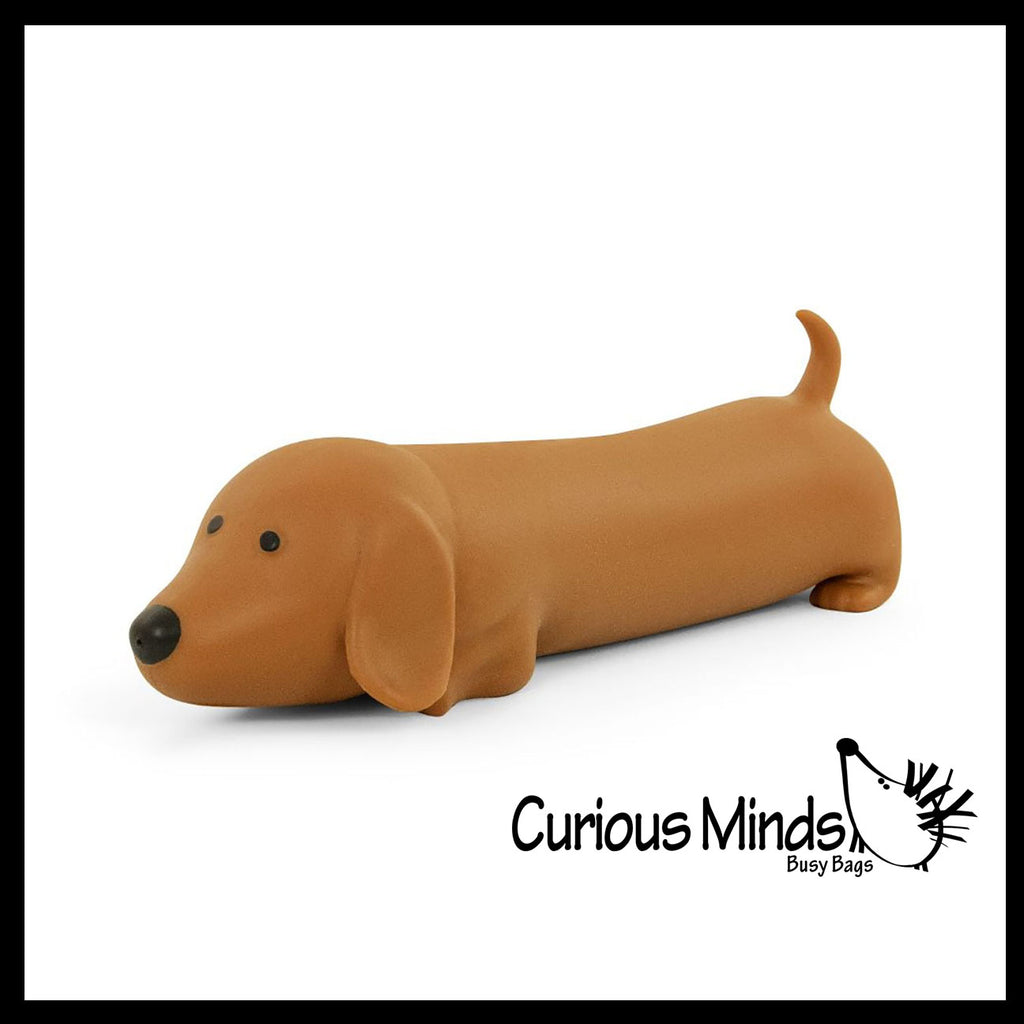 The Big Squij Jumbo Dachshund Weiner Dog Slow-Rise Squishy Toy
