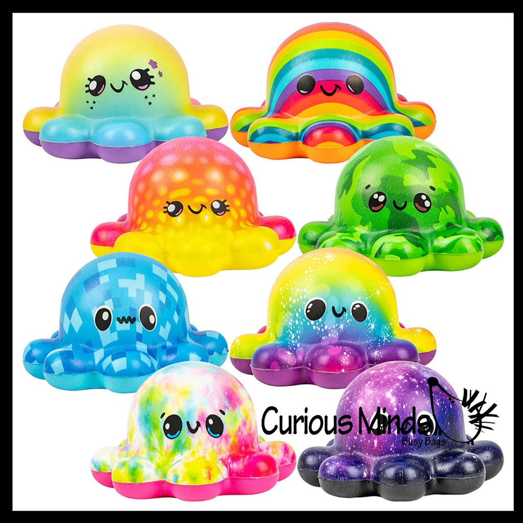Large Octopus Slow Rise Squishy Toys - Memory Foam Party Favors, Prizes, OT