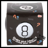 Squishy Fortune Teller 8 Ball Answering Black Ball Question Toy - Fortune Telling Toy - Classic Fun Predictor Toy - Answers Questions Stress Ball