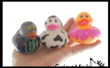 Blind Bag Regular 2" Rubber Ducks - Rubber Duckies - Cute Novelty Prize Reward Giveaway