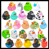 Blind Bag Regular 2" Rubber Ducks - Rubber Duckies - Cute Novelty Prize Reward Giveaway