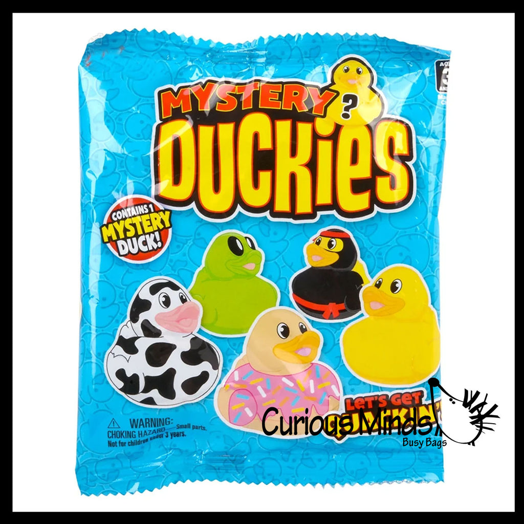 Blind Bag Regular 2" Rubber Ducks - Rubber Duckies - Cute Novelty Prize Reward Giveaway