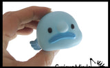 Cute Blobfish Figurines - Rubber Figures - Ugly Fish with Nose Novelty Prize Reward Giveaway