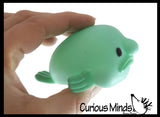 Cute Blobfish Figurines - Rubber Figures - Ugly Fish with Nose Novelty Prize Reward Giveaway