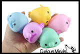 Cute Blobfish Figurines - Rubber Figures - Ugly Fish with Nose Novelty Prize Reward Giveaway