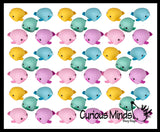 Cute Blobfish Figurines - Rubber Figures - Ugly Fish with Nose Novelty Prize Reward Giveaway (Copy)