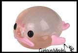NEW - Blobfish Splat Ball -  Water Filled Splat Stress Ball - Throw to Make it Splat and Watch it Come Back Blob Fish