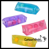 Jumbo Blob Fish Animal Water Filled Tube Snake Stress Toy - Squishy Slippery Wiggler Sensory Fidget Ball Blobfish