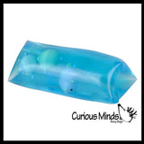 Jumbo Blob Fish Animal Water Filled Tube Snake Stress Toy - Squishy Slippery Wiggler Sensory Fidget Ball Blobfish