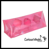 Jumbo Blob Fish Animal Water Filled Tube Snake Stress Toy - Squishy Slippery Wiggler Sensory Fidget Ball Blobfish