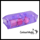 Jumbo Blob Fish Animal Water Filled Tube Snake Stress Toy - Squishy Slippery Wiggler Sensory Fidget Ball Blobfish