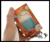 NEW - Bubble Tea Drink Squishy Squeeze Stress Ball Soft Doh Filling - Like Shaving Cream - Sensory, Fidget Toy