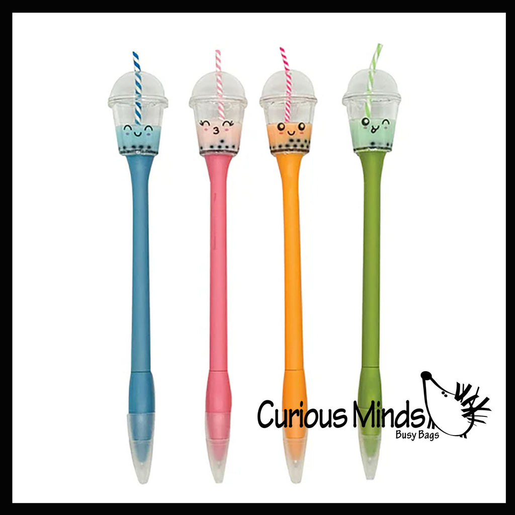 NEW - Boba Bubble Tea Drink Pen - Cute Novelty School Office Supply