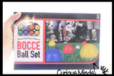Bocce Ball Set - Outdoor Game - Camping, Backyard Game