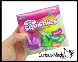 Box of 8 Sticky Fun Stress Balls that Stick to Ceiling Fun Colorful Globs