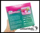 Box of 8 Sticky Fun Stress Balls that Stick to Ceiling Fun Colorful Globs