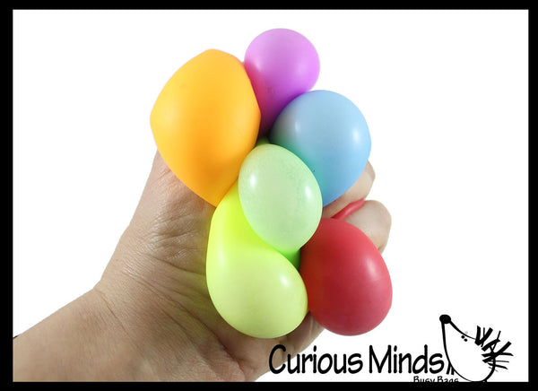 Box of 24 Squishy Soft Creamy Doh Cubes - Fun fidget Sensory Stress Ba ...