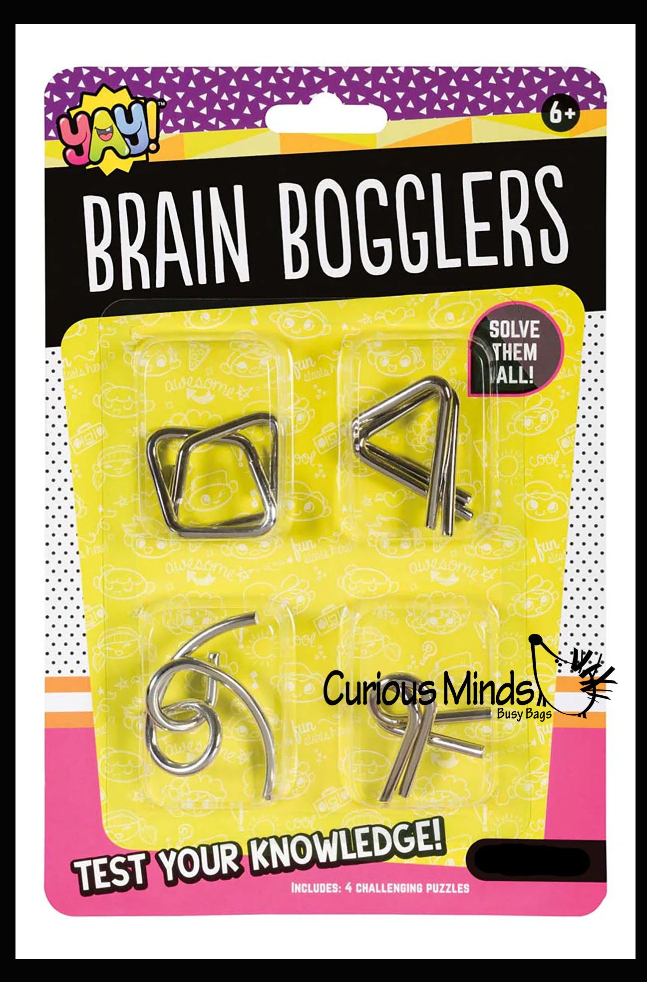 Mini Metal Wire Brain Teaser Puzzles Logic Untwist The Knots IQ To Mini metal wire brain teaser puzzles logic untwist the knots iq to