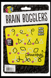 Mini Metal Wire Brain Teaser Puzzles - Logic Untwist the Knots - IQ Toy Mind Mental Game