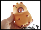 Bubble Blowing Capybara Squishy Fidget Toy - Cute Animal Blowing Bubbles