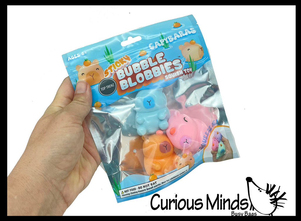 Sticky Bubble Blobbies Capybara Globs that Stick to Ceiling Squishy Balls