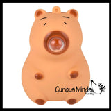 Bubble Blowing Capybara Squishy Fidget Toy - Cute Animal Blowing Bubbles