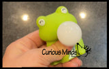 Bubble Blowing Frog Squishy Fidget Toy - Cute Animal Blowing Bubbles