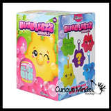 ORB Bubbleez Animals Plush Keychain Charms Assorted Blind Box - Squeeze to Blow Big Bubble - Collectible Charm Squeeze Toy for Backpacks