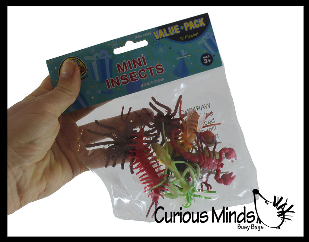LAST CHANCE - LIMITED STOCK - Bag of Bug Insect Plastic Figurines - Animal Replicas