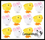 Wind-Up Walking Chicks and Bunnies - Animals that Hops Across the Floor - Easter - Toy Gift - Party Favor