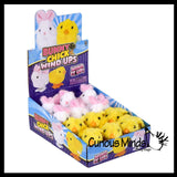 Wind-Up Walking Chicks and Bunnies - Animals that Hops Across the Floor - Easter - Toy Gift - Party Favor