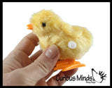 Wind-Up Walking Chicks and Bunnies - Animals that Hops Across the Floor - Easter - Toy Gift - Party Favor