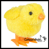 Wind-Up Walking Chicks and Bunnies - Animals that Hops Across the Floor - Easter - Toy Gift - Party Favor