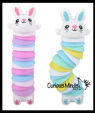 Wiggle Bunny Rabbit Fidget - Wiggle Articulated Jointed Moving Creature Toy - Unique