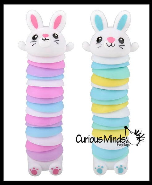 Wiggle Bunny Rabbit Fidget - Wiggle Articulated Jointed Moving Creatur ...