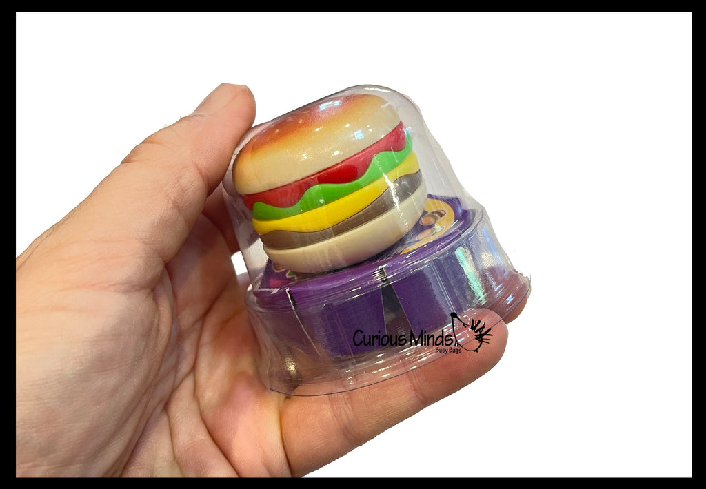 Burger Magnetic Slider Fidget - Slide Hamburger Pieces