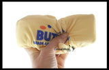 NEW - Butter Plush - Slow Rise Squishy Memory Foam Stuffed Toy Squishy Butter Stick - Soft Stuffie