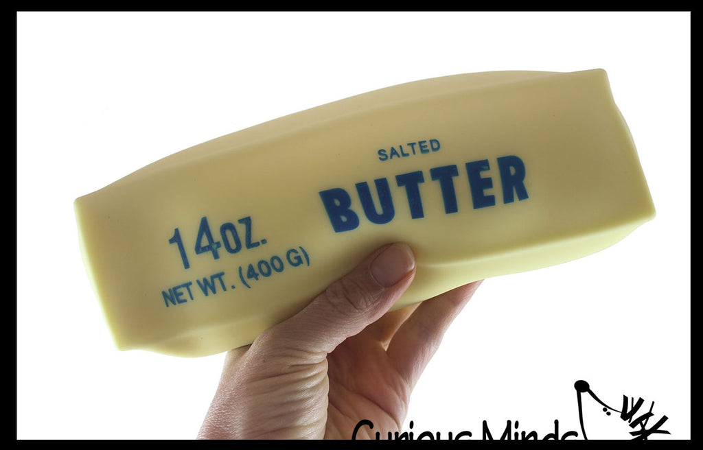NEW - Jumbo Butter Squishy Squeeze Stress Ball Soft Doh Filling - Like Shaving Cream - Sensory, Fidget Toy Taba