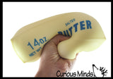 NEW - Jumbo Butter Squishy Squeeze Stress Ball Soft Doh Filling - Like Shaving Cream - Sensory, Fidget Toy Taba
