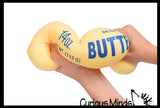 NEW - Jumbo Butter Squishy Squeeze Stress Ball Soft Doh Filling - Like Shaving Cream - Sensory, Fidget Toy Taba