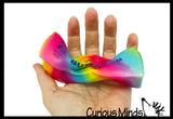 NEW - Rainbow Butter Slow Rise Squishy Squeeze Stress Ball Super Soft - Sensory, Fidget Toy