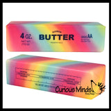 NEW - Rainbow Butter Slow Rise Squishy Squeeze Stress Ball Super Soft - Sensory, Fidget Toy
