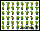 Cute Cactus Squishy Toy - Sand Filled Pot Base and Air Filled Plant