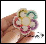 Textured Stickers - Calming Fidget Breathing Relaxing  - Rub Calm Sensory Toy