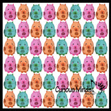 Capybara Squishy Blob Mesh Ball with Soft Web - Squishy Fidget Ball