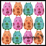 Capybara Squishy Blob Mesh Ball with Soft Web - Squishy Fidget Ball