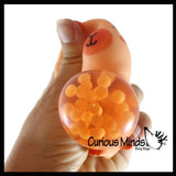 Capybara Squishy Blob Mesh Ball with Soft Web - Squishy Fidget Ball