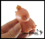 NEW  - Capybara Animal Figurines Dressed Up - Cute Little Animal Figures for Decoration / Gifts or Party Favors
